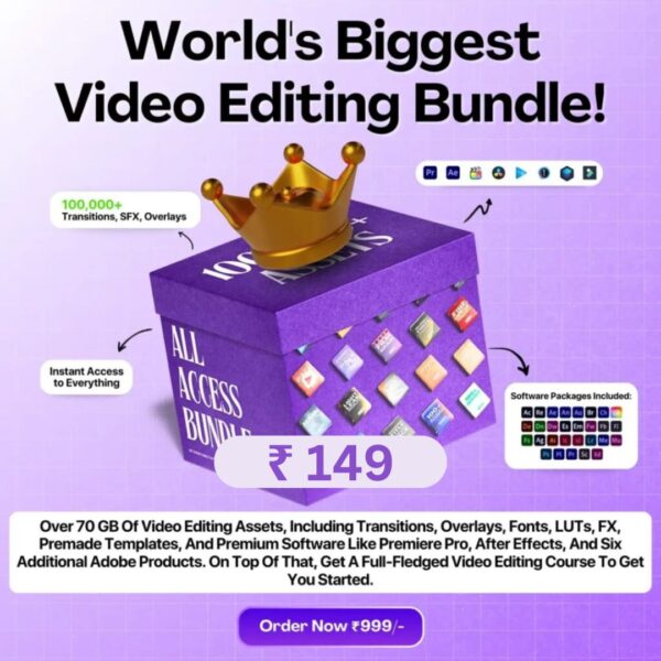 World's Biggest Video Editing Bundle